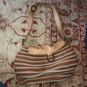 beige majo purse
